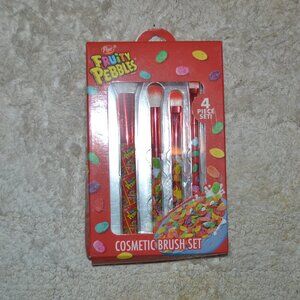 Post Fruity Peddles 4 piece cosmetic brush set
